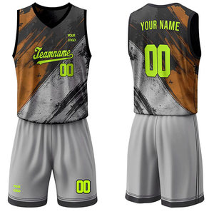 Custom Printed Plus Size Sublimation Basketball Uniform Set | Sleeveless Jersey Shorts | Spandex/Polyester | Breathable Quick - Product Image 1