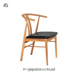 เก้าอี้ทานอาหารสไตล์นอร์ดิกเรียบง่ายทันสมัยสำหรับบ้านและร้านอาหาร คุณภาพสูง ทนทาน นุ่มสบาย หรูหราเบาๆ ทำจากไม้เนื้อแข็ง เหมาะสำหรับอพาร์ทเมนต์ - Product Image 1