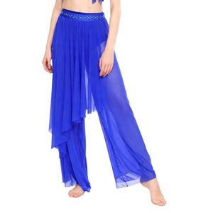 กางเกงตาข่ายสำหรับเต้นรำสำหรับผู้หญิง กางเกงเต้นรำทรงหลวม ชุดเต้นรำร่วมสมัยสำหรับการแสดง กระโปรงเต้นรำ เครื่องแต่งกายสมัยใหม่ - Product Image 5