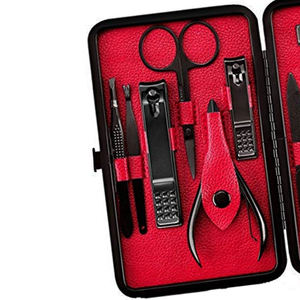 Juego de Manicura y Pedicura Profesional de Lujo, Kit de Cuidado de Uñas de Acero Inoxidable, Cortaúñas, Cortacutículas, Caja de Herramientas de Aseo - Product Image 3