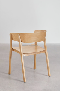 Chaise de salle à manger minimaliste moderne de style incurvé pour bar à la maison Banquets de jardin en plein air Utilisation dans le parc Teck Bois Acier Métal Mariages Fêtes - Product Image 3