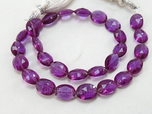 Handmade 10-Inch Pink Rubilite Quartz Micro Faceted Oval Tumble Nuggets Loose <b>Crystal</b> Glass <b>Beads</b> 9X7MM Approx <b>for</b> <b>Jewelry</b> - Product Image 3