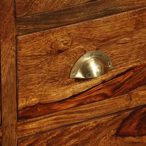 Cassettiera in legno massello di Sheesham 47.2 "x 11.8" x 29.5 "accessori per mobili - Product Image 6