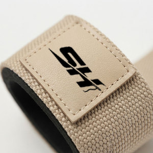 Heavy Duty Cotton Weightlifting <b>Straps</b> Adjustable Anti-Slip Wide Wrist Loop Gym Deadlift Bodybuilding Training Custom <b>Straps</b> - Product Image 5