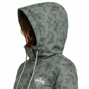 Chaqueta Parka de Moda para Mujer, para Exteriores, con Interior Cálido y Cómodo, Capucha Ajustable y Tecnología de Tela Resistente al Agua - Product Image 3