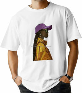 T-shirt décontracté pour homme sur mesure de haute qualité, 100 % coton, séchage rapide, anti-plis et respirant, taille personnalisable, nouvelle arrivée - Product Image 3