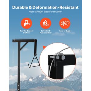 "600 Lbs Electric <b>Hoist</b> with 2 Inch Receiver 360 Degree Swivel Shaft & Hunting Deer <b>Hoist</b> Capability" - Product Image 6