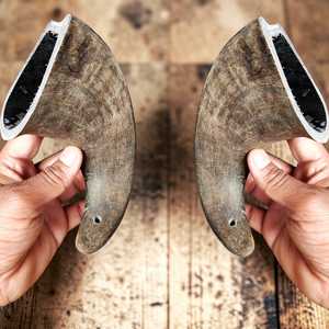 Cuenco Comedero para Mascotas de Cuerno de Búfalo 100% Natural y Saludable, de Alta Calidad, Ecológico, Mediano/Extragrande, con Capacidad de 5L - Product Image 3