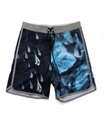Shorts de bain pour hommes, unis, écologiques, respirants, séchage rapide, taille mi-haute, taille élastique, décontractés