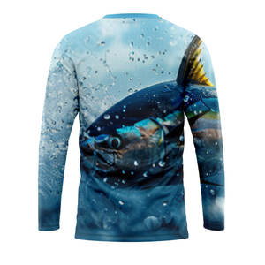 Chemise de pêche intelligente avec poche pour téléphone et gestion des cordons |   Port USB et protection RFID |   UPF 50+ - Product Image 2