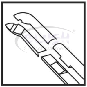 Utrata Capsulorhexis Forceps Angled Titanium Ophthalmic Microsurgical Cataract Surgery <b>Instrument</b> CE Certified By Blush <b>Surgical</b> - Product Image 5