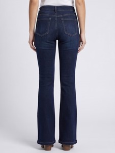 Women's Luxury Designer-Style <b>Boot</b> Cut Knee-Length Eco-Friendly Denim Jeans with Premium Cotton and High Quality Finish - Product Image 2
