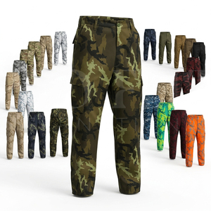 All Over Printed Camouflage Pattern <b>Cargo</b> Pants Men Casual Outdoor <b>Trousers</b> Multi Pocket Cotton Blend Whole Sale OEM ODM Pants - Product Image 1