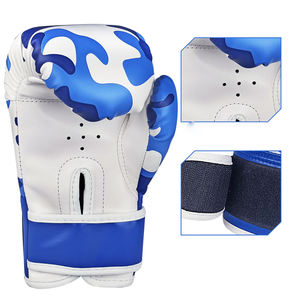 Gants de boxe en dentelle en gros, gants d'entraînement en cuir avec fermeture auto-agrippante - Product Image 2