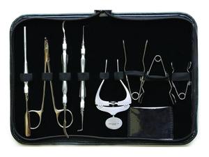 Kit de Curette pour Chalazion en Acier Inoxydable, Instruments Chirurgicaux Ophtalmiques, Micro Ciseaux, Écarteur de Paupière, Kit de Soins - Product Image 2