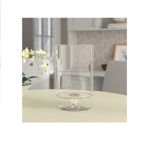 Lampes en verre modernes, lanternes à bougies transparentes faites à la main, écologiques, décoration de la maison, décoration de table idéale pour Noël, taille économique - Product Image 1