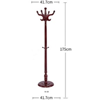 Porte-manteau moderne en bois sur pied, gain de place, pour chapeaux et vêtements, idéal pour chambre, salon, salle de bain, hôtel