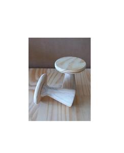 Support à gâteau en bois de style vintage avec bords lisses pour service de traiteur, arrangement de desserts et pâtisseries - Product Image 3