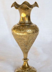 Handcrafted Brass <b>Vase</b> for Home Decor & Gifting | Antique Brass Flower <b>Vase</b> | Polished Brass <b>Decorative</b> <b>Vase</b> - Product Image 5