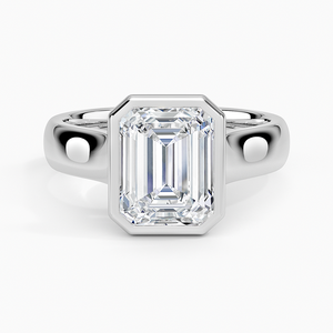 Premium 4mm Bezel Ring in Genuine 14K Yellow Gold with Exceptional Fine Jewelry Craftsmanship - Product Image 3