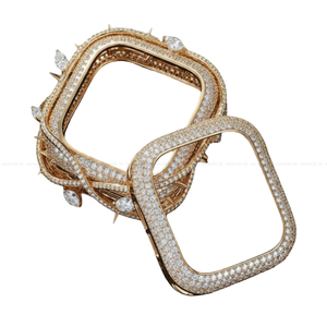 Reloj de Lujo con Diseño Cuadrado de Alta Gama, Reloj de Pulsera para Hombre con Diamantes de Imitación VVS Moissanite Dorados, Resistente al Agua - Product Image 6