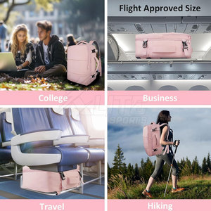 High Quality Polyester Anti Theft Design <b>Lightweight</b> Zipper Closure Easy Carry Travel <b>Backpack</b> for Office Work & Travel - Product Image 6