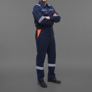 OEM Hi Vis Reflective Safety <b>Overall</b> <b>Waterproof</b> Protective Coverall for Industrial and Factory Workers - Product Image 2