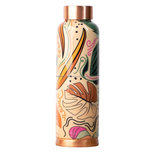 Top Quality Copper Drinking Bottle With <b>Sticker</b> And Polish Finished For Drinking And <b>Kitchen</b> Use Copper Bottle Leak Proof - Product Image 5