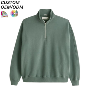 Sudadera de Cuello Redondo para Hombre, Algodón Premium, Color Sólido, Estilo Casual, Logotipo Personalizado, Soporte OEM ODM para Marca - Product Image 5