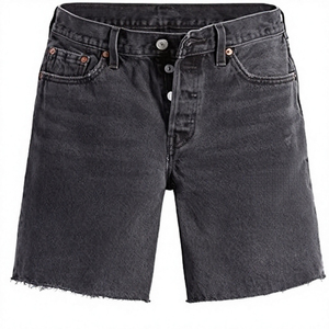 Shorts Bermuda en Coton Oxford Uni pour Homme, Taille Mi-Haute, Fermeture Boutonnée, Style Décontracté, Tissu Respirant - Product Image 5