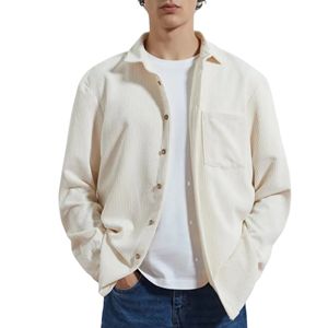 เสื้อรัดรูปผ้าลูกฟูกของผู้ชาย - Product Image 4