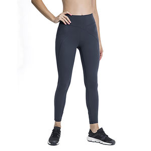 Leggings de Yoga Transpirables de Cintura Alta para Mujer, Tallas Grandes, Tecnología de Absorción de Humedad, Control de Abdomen, Sólidos, Sin Costuras, Reversibles - Product Image 3