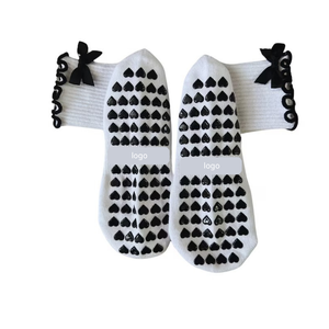 High Quality Kawaii Anti-Slip <b>Socks</b> Custom Women Cotton Breathable Ruffle Trim <b>Grip</b> <b>Socks</b> - Product Image 2