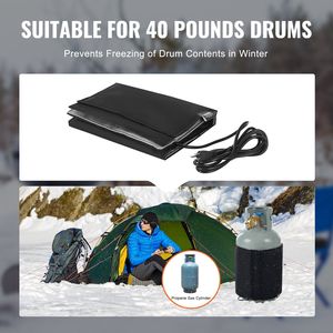 Calentador de Cilindros de Gas Aislado Tipo Banda, Calentador de Propano de 120W con Termostato Interno, Temperatura Máxima 90°F para Accesorios de Estufas de Camping - Product Image 6