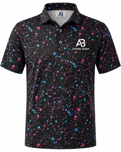 เสื้อยืดแขนสั้นผู้ชายแบรนด์ AMY ผ้าฝ้าย 100% ทรงปกติ รับสกรีนโลโก้ ขายส่ง - Product Image 1