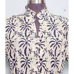 Stylish Elegant Vintage Summer Beach <b>Mini</b> Dress Women Handmade Organic Cotton O-Neck Long Sleeve A-Line Floral Print Breathable - Product Image 4