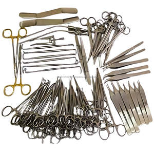 Kit d'instruments chirurgicaux pour la chirurgie plastique, 72 pièces, en acier inoxydable, manuel, durable, certifié CE ISO, OEM ODM, vente en gros, médical - Product Image 1