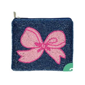 กระเป๋าใส่เหรียญ: กระเป๋าซิปรูปโบว์เพรพพี้ของขวัญสำหรับสาวๆทวีน - Product Image 1