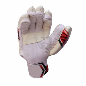 Guantes de Bateo de Cricket de la Mejor Calidad, Duraderos y Transpirables, de Cuero, con Cierre de Hebilla Ambidiestro, Personalizables, a Bajo Precio, de Pakistán - Product Image 3