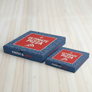 กล่องพิซซ่าพิมพ์ลายตามสั่งสำหรับบรรจุภัณฑ์อาหาร กล่องส่งพิซซ่าสำหรับร้านอาหาร - Product Image 5