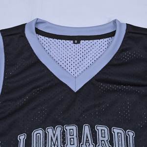 Camisetas Deportivas Personalizadas de Alta Calidad con Logotipo, Nombre y Número, Camisetas de Baloncesto de Malla Transpirable con Cuello Redondo de Poliéster Reciclado - Product Image 2