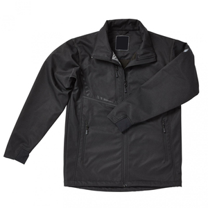 Veste Softshell Homme Hiver en Toile Col Montant Logo Personnalisé Coupe-Vent Imperméable Respirante avec Fermeture Éclair pour le Travail - Product Image 4