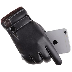 Nouveaux gants de sport d'hiver unisexes en cuir respirant de haute qualité, personnalisés, à écran tactile, fabriqués au Pakistan - Product Image 6