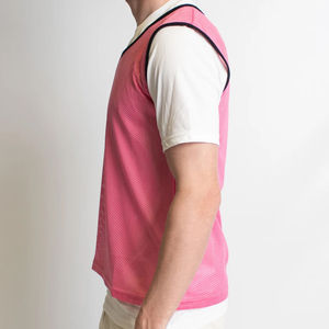 Wholesale Printed Summer Mesh <b>Training</b> <b>Bibs</b> Breathable Waterproof Quick Dry Lightweight Customized Color Logo Football Team - Product Image 3