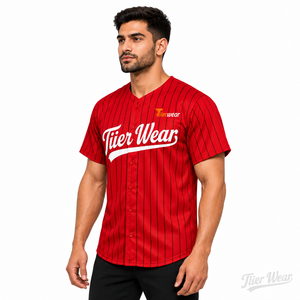 Camiseta de béisbol personalizada para hombre, manga corta, con botones, deportiva, con el número 01, camiseta de béisbol al por mayor - Product Image 2