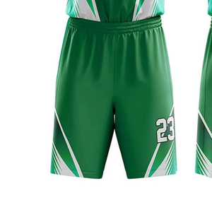Maillot de basket-ball vert personnalisé 100% polyester, séchage rapide, respirant, uniforme d'équipe, fabricant OEM ODM, fournisseur en gros - Product Image 3