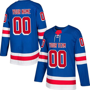 Maillot de hockey sur glace professionnel respirant de qualité supérieure, fabriqué sur mesure, en polyester à séchage rapide, idéal pour le printemps - Product Image 1