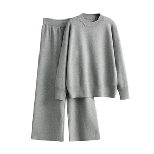 ชุดเสื้อกันหนาวผู้หญิงคุณภาพสูง ผ้าฝ้ายถัก ระบายอากาศได้ดี สวมใส่สบาย  รับสกรีนโลโก้ - Product Image 4