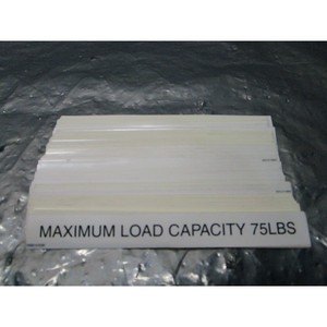 75 AMAT 0060-01039 Etiqueta de Capacidad de Carga Máxima 75 - Equipo y Piezas de Semiconductores de Confianza de Marca Global - Product Image 2