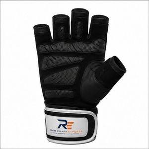 Guantes Deportivos de Medio Dedo de Alta Calidad RAO CRAFT EXPORTS, Material PU, Correa de Muñeca Ajustable, para Gimnasio, Levantamiento de Pesas, Unisex - Product Image 2